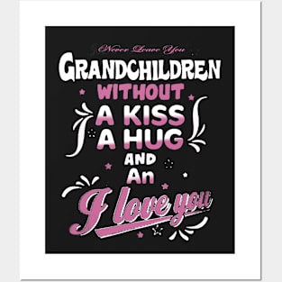 I love you, grandchildren t-shirt Posters and Art